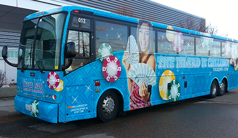 Lorenz Charter Bus to Treasure Island Resort