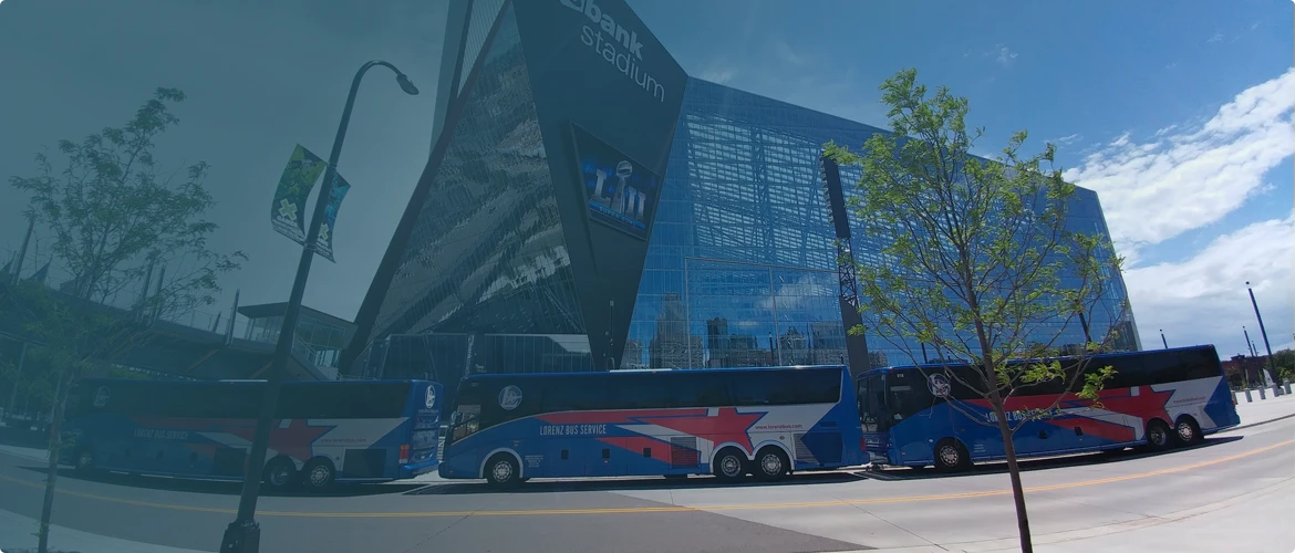 Lorenz Buses on the road